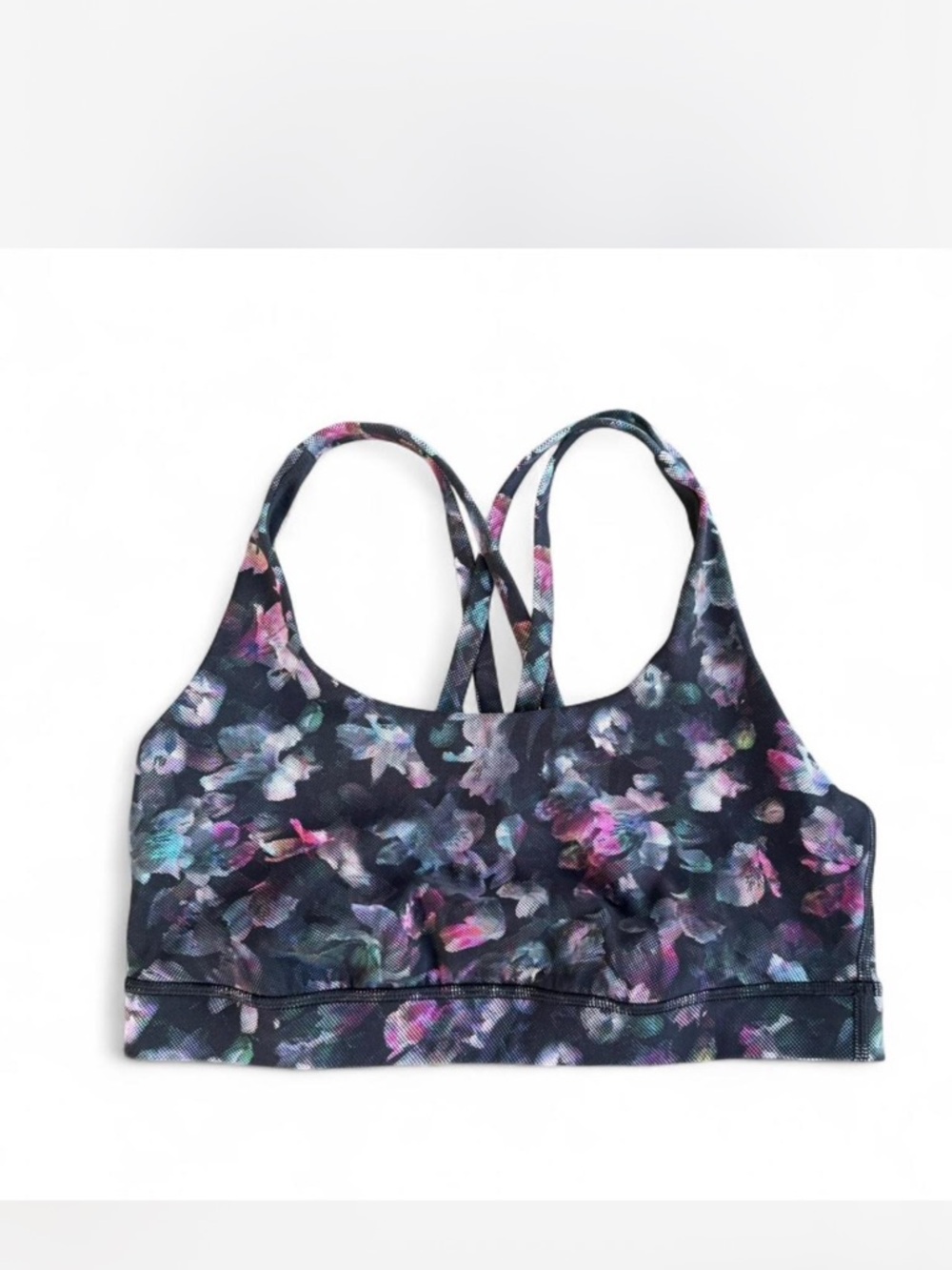 Lululemon Energy sports bra size 8 - Black Multicolor